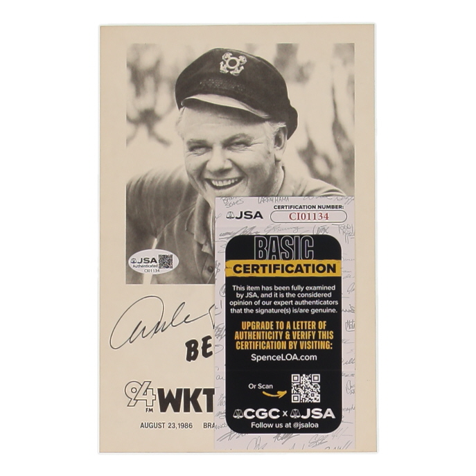 Alan "The Skip" Hale Jr. Signed 5.5x8 Flyer (JSA) at PristineAuction.com Alan "The Skip" Hale Jr. Signed 5.5x8 Flyer (JSA) at PristineAuction.com