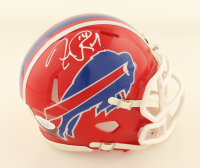 Frank Reich Signed Bills Speed Mini Helmet (JSA) at PristineAuction.com