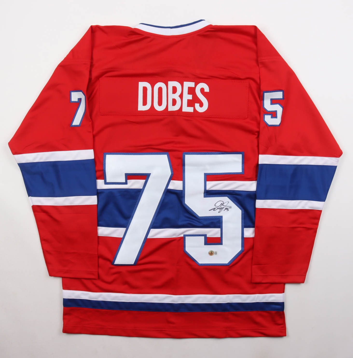 Jakub Dobes Signed Jersey (Beckett) at PristineAuction.com Jakub Dobes Signed Jersey (Beckett) at PristineAuction.com