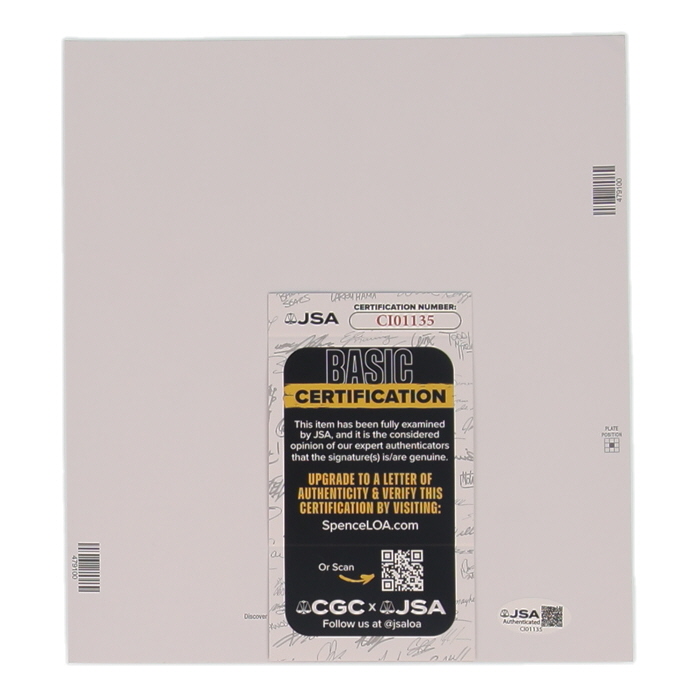 Ed Gibson Signed 8x8.5 Uncut Sheet of (24) NASA Moon Landing Commemorative Stamps Inscribed "Skylab IV" (JSA) at PristineAuction.com Ed Gibson Signed 8x8.5 Uncut Sheet of (24) NASA Moon Landing Commemorative Stamps Inscribed "Skylab IV" (JSA) at PristineAuction.com