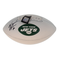 Wayne Chrebet Signed Jets Logo Football (Beckett) at PristineAuction.com