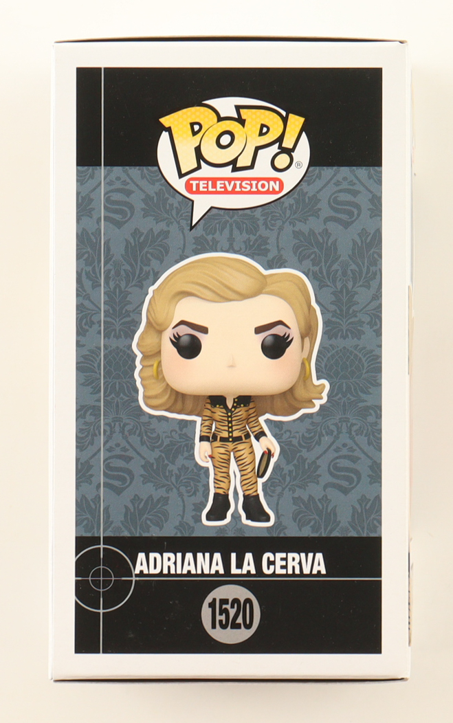 Drea de Matteo Signed "The Sopranos" #1520 Adriana La Cerva Funko Pop! Vinyl Figure (Beckett) at PristineAuction.com Drea de Matteo Signed "The Sopranos" #1520 Adriana La Cerva Funko Pop! Vinyl Figure (Beckett) at PristineAuction.com