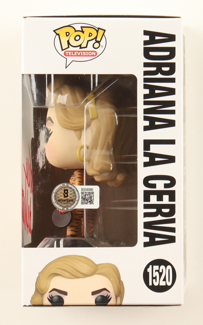 Drea de Matteo Signed "The Sopranos" #1520 Adriana La Cerva Funko Pop! Vinyl Figure (Beckett) at PristineAuction.com Drea de Matteo Signed "The Sopranos" #1520 Adriana La Cerva Funko Pop! Vinyl Figure (Beckett) at PristineAuction.com