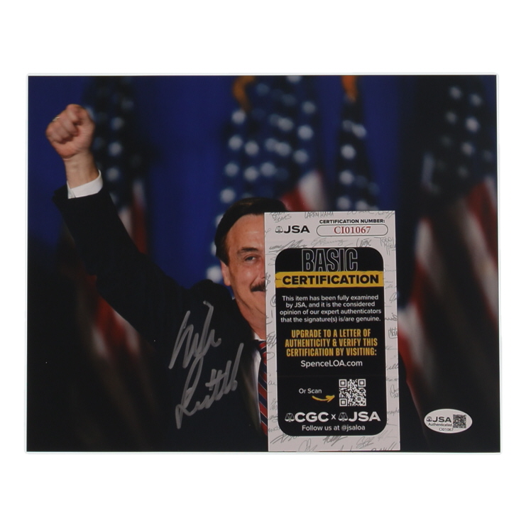 Mike Lindell Signed 8x10 Photo (JSA) at PristineAuction.com Mike Lindell Signed 8x10 Photo (JSA) at PristineAuction.com
