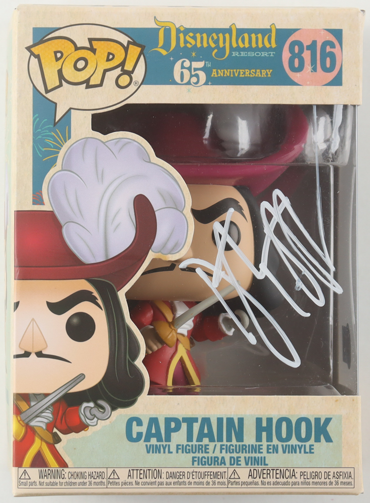 Dustin Hoffman Signed "Disneyland Resort 65th Anniversary" #816 Captain Hook Funko Pop! Vinyl Figure (Beckett) at PristineAuction.com Dustin Hoffman Signed "Disneyland Resort 65th Anniversary" #816 Captain Hook Funko Pop! Vinyl Figure (Beckett) at PristineAuction.com