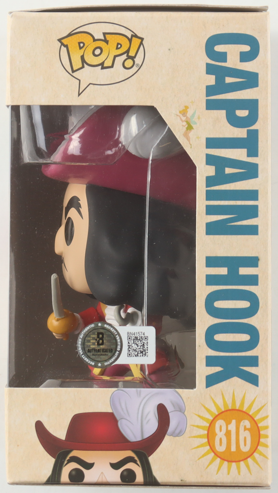 Dustin Hoffman Signed "Disneyland Resort 65th Anniversary" #816 Captain Hook Funko Pop! Vinyl Figure (Beckett) at PristineAuction.com Dustin Hoffman Signed "Disneyland Resort 65th Anniversary" #816 Captain Hook Funko Pop! Vinyl Figure (Beckett) at PristineAuction.com