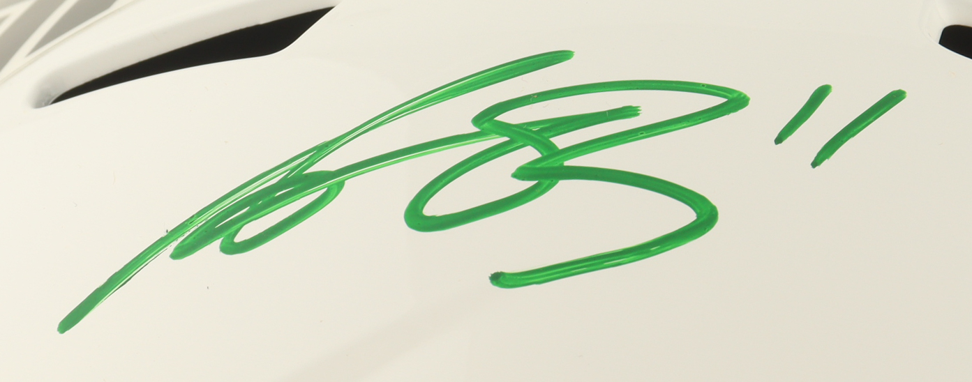 A.J. Brown Signed Eagles Full-Size Salute To Service Speed Helmet (Beckett) at PristineAuction.com A.J. Brown Signed Eagles Full-Size Salute To Service Speed Helmet (Beckett) at PristineAuction.com