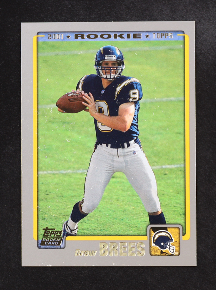 Drew Brees 2001 Topps #328 RC at PristineAuction.com Drew Brees 2001 Topps #328 RC at PristineAuction.com
