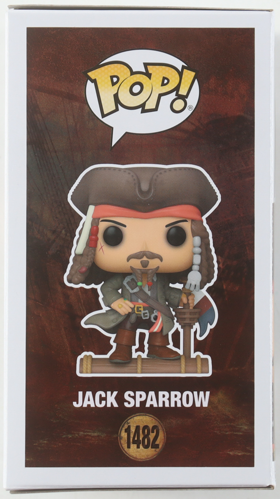 Johnny Depp Signed "Pirates of the Caribbean" #1482 Jack Sparrow Funko Pop! Vinyl Figure (Beckett) at PristineAuction.com Johnny Depp Signed "Pirates of the Caribbean" #1482 Jack Sparrow Funko Pop! Vinyl Figure (Beckett) at PristineAuction.com