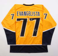 Luke Evangelista Signed Jersey (Beckett) at PristineAuction.com
