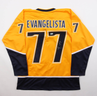 Luke Evangelista Signed Jersey (Beckett) at PristineAuction.com