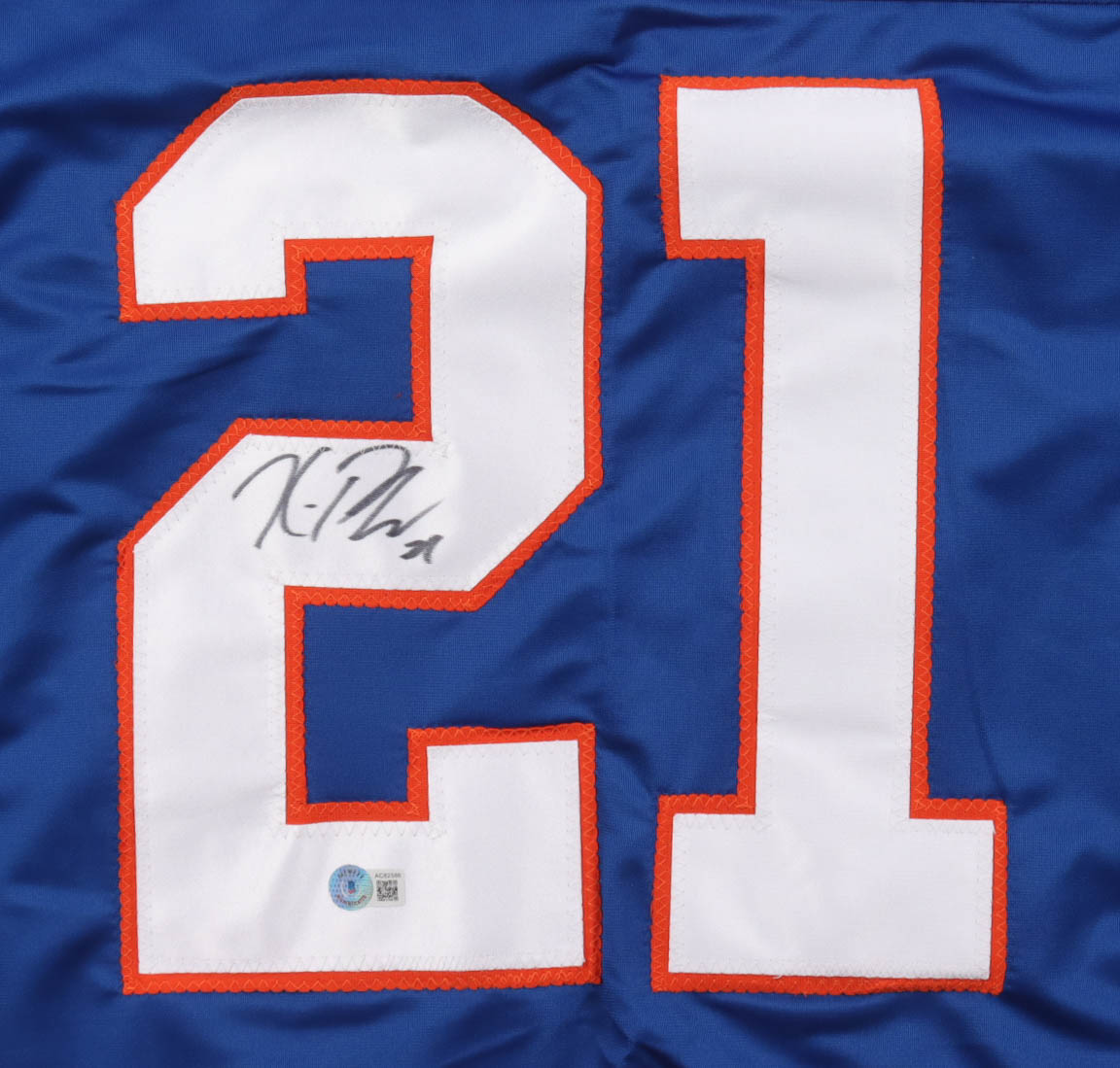 Kyle Palmieri Signed Jersey (Beckett) at PristineAuction.com Kyle Palmieri Signed Jersey (Beckett) at PristineAuction.com