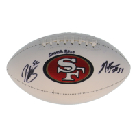 Patrick Willis & NaVorro Bowman Signed 49ers Logo Football Inscribed "Smash Bros" (Beckett) at PristineAuction.com