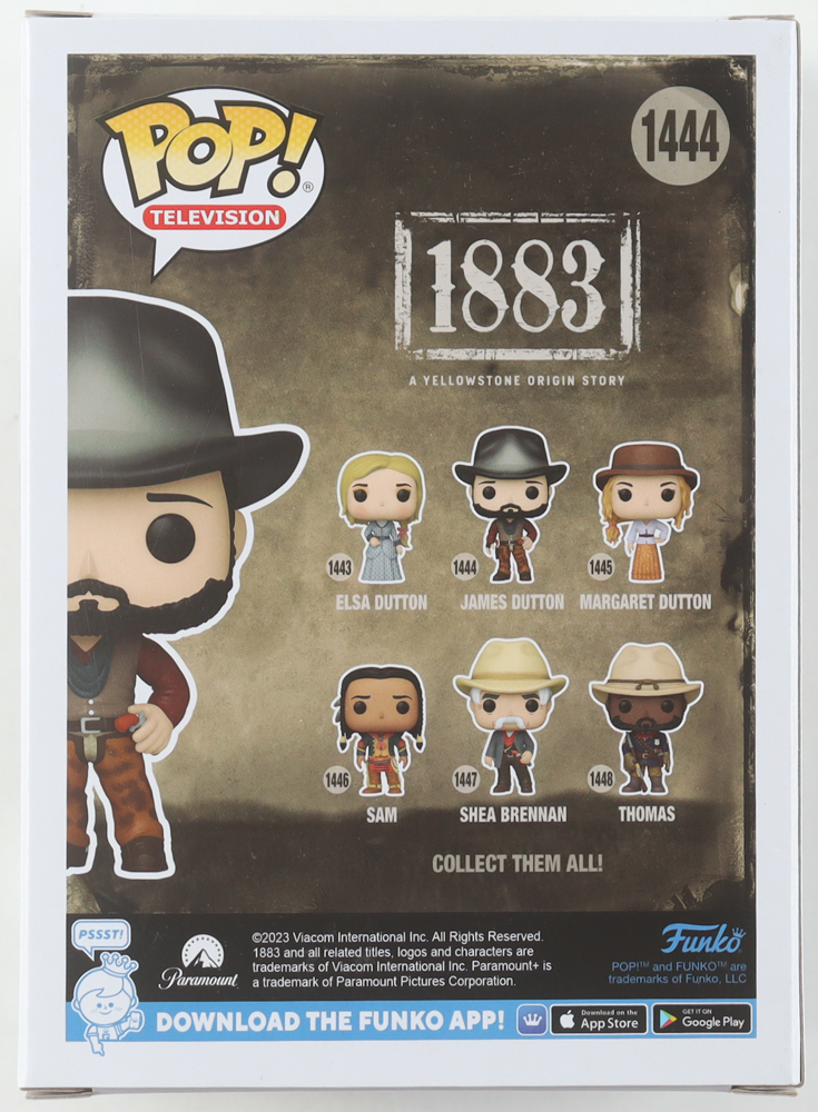 Tim McGraw Signed "1883" #1444 James Dutton Funko Pop! Vinyl Figure (Beckett) at PristineAuction.com Tim McGraw Signed "1883" #1444 James Dutton Funko Pop! Vinyl Figure (Beckett) at PristineAuction.com