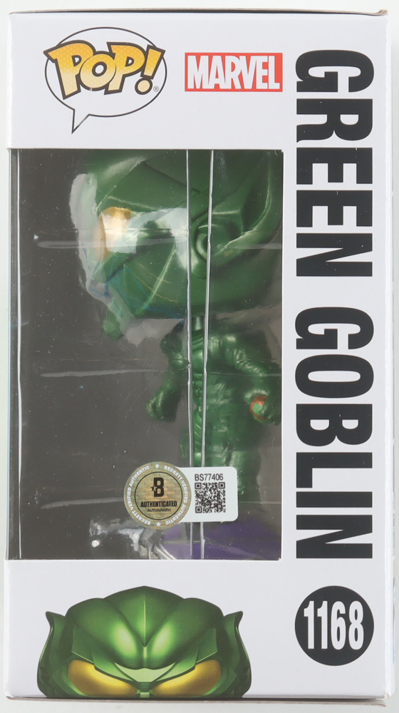 Willem Dafoe Signed "Spider-Man: No Way Home" #1168 Green Goblin Funko Pop! Vinyl Figure (Beckett) at PristineAuction.com Willem Dafoe Signed "Spider-Man: No Way Home" #1168 Green Goblin Funko Pop! Vinyl Figure (Beckett) at PristineAuction.com