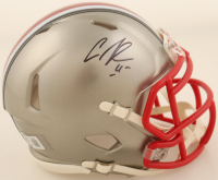 Curtis Samuel Signed Ohio State Buckeyes Speed Mini Helmet (Beckett) at PristineAuction.com
