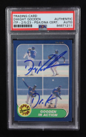 Dwight Gooden Signed 1986 Fleer Super Star Special Gooden In Action #26 (PSA) at PristineAuction.com