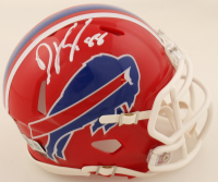 Dawson Knox Signed Bills Speed Mini Helmet (Beckett) at PristineAuction.com
