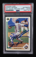 Dwight Gooden Signed 1991 Upper Deck #224 (PSA) at PristineAuction.com