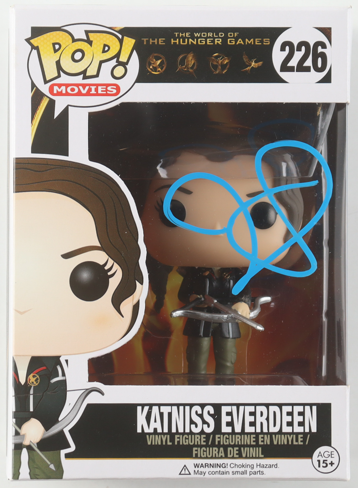 Jennifer Lawrence Signed "The World of The Hunger Games" #226 Katniss Everdeen Funko Pop! Vinyl Figure (Beckett) at PristineAuction.com Jennifer Lawrence Signed "The World of The Hunger Games" #226 Katniss Everdeen Funko Pop! Vinyl Figure (Beckett) at PristineAuction.com