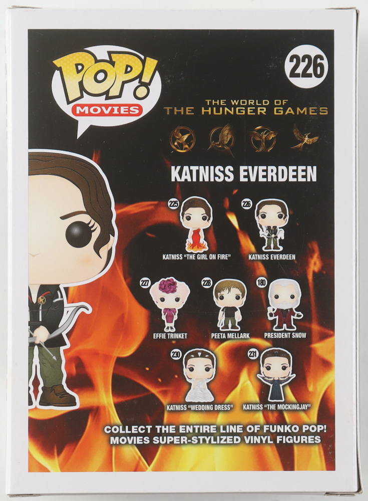 Jennifer Lawrence Signed "The World of The Hunger Games" #226 Katniss Everdeen Funko Pop! Vinyl Figure (Beckett) at PristineAuction.com Jennifer Lawrence Signed "The World of The Hunger Games" #226 Katniss Everdeen Funko Pop! Vinyl Figure (Beckett) at PristineAuction.com
