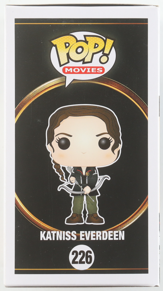 Jennifer Lawrence Signed "The World of The Hunger Games" #226 Katniss Everdeen Funko Pop! Vinyl Figure (Beckett) at PristineAuction.com Jennifer Lawrence Signed "The World of The Hunger Games" #226 Katniss Everdeen Funko Pop! Vinyl Figure (Beckett) at PristineAuction.com
