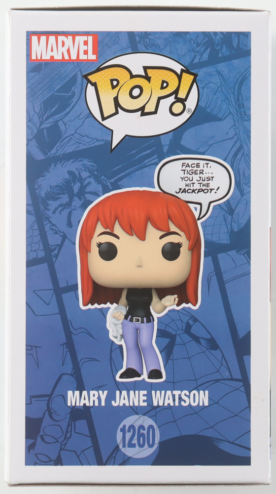 Kirsten Dunst Signed "Marvel" #1260 Mary Jane Watson Funko Pop! Vinyl Figure (Beckett) at PristineAuction.com Kirsten Dunst Signed "Marvel" #1260 Mary Jane Watson Funko Pop! Vinyl Figure (Beckett) at PristineAuction.com