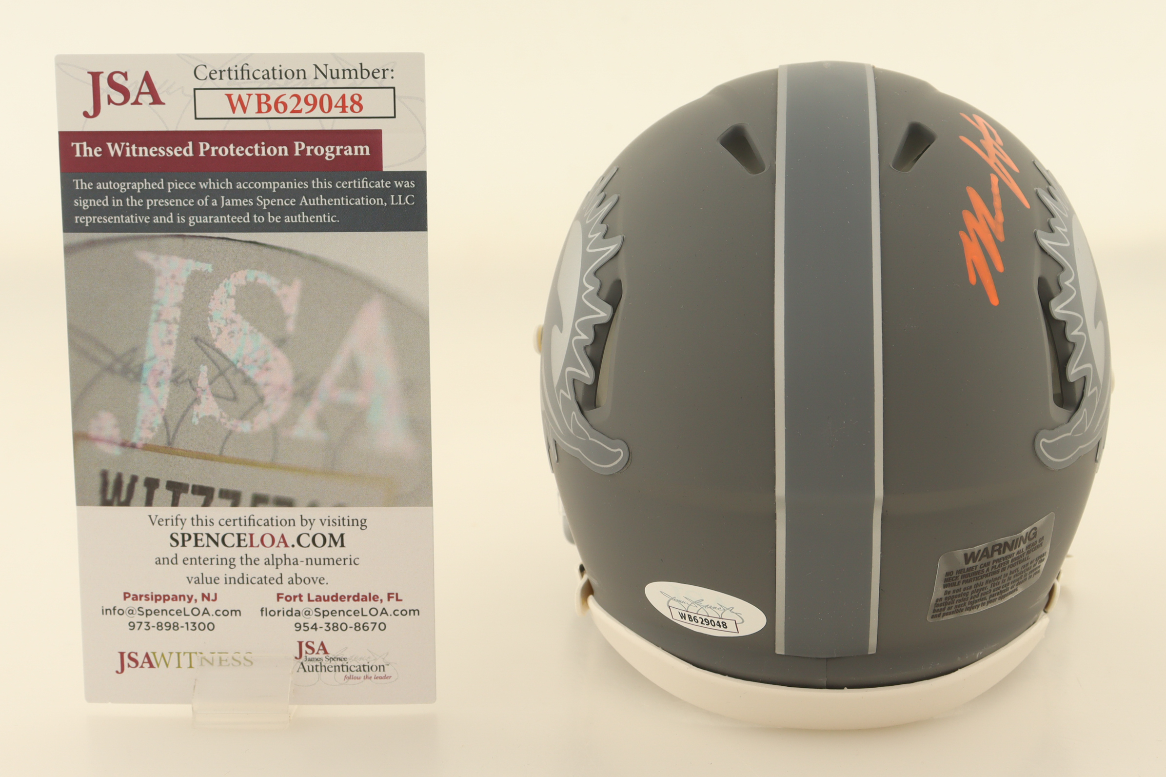 Malik Washington Signed Dolphins Slate Alternate Speed Mini Helmet (JSA) at PristineAuction.com Malik Washington Signed Dolphins Slate Alternate Speed Mini Helmet (JSA) at PristineAuction.com