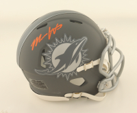 Malik Washington Signed Dolphins Slate Alternate Speed Mini Helmet (JSA) at PristineAuction.com