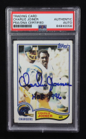 Charlie Joiner Signed 1982 Topps Inscribed "HOF 1996" #233 (PSA) at PristineAuction.com