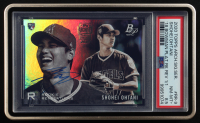 Shohei Ohtani 2020 Topps Archives Signatures Series Active '18 Bowman Platinum Rookie Revelations #RR-9 #1/1 (PSA 8.5) at PristineAuction.com