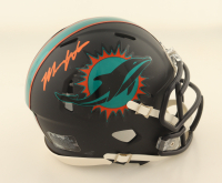 Malik Washington Signed Dolphins Speed Mini Helmet (JSA) at PristineAuction.com