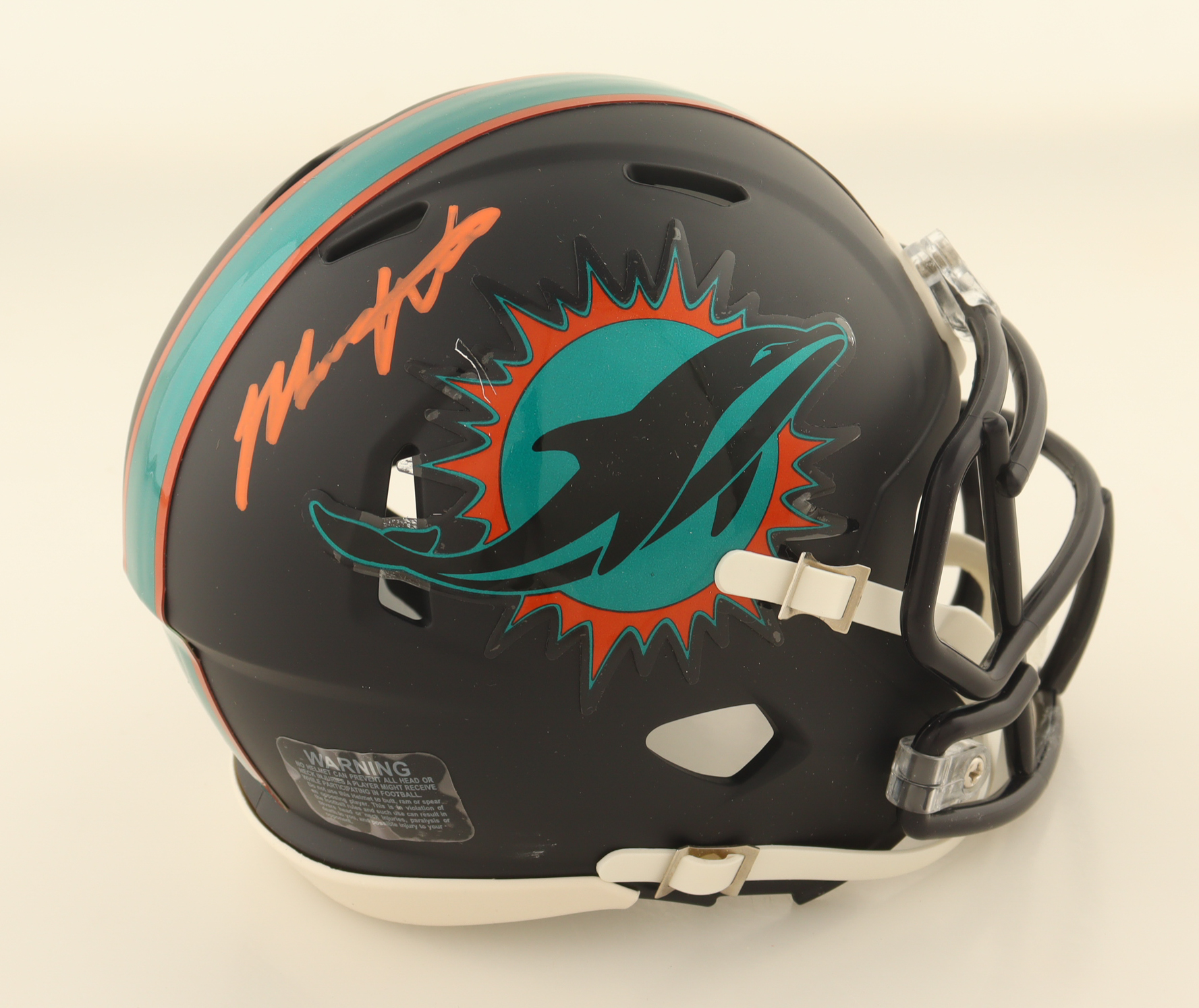 Malik Washington Signed Dolphins Speed Mini Helmet (JSA) at PristineAuction.com Malik Washington Signed Dolphins Speed Mini Helmet (JSA) at PristineAuction.com