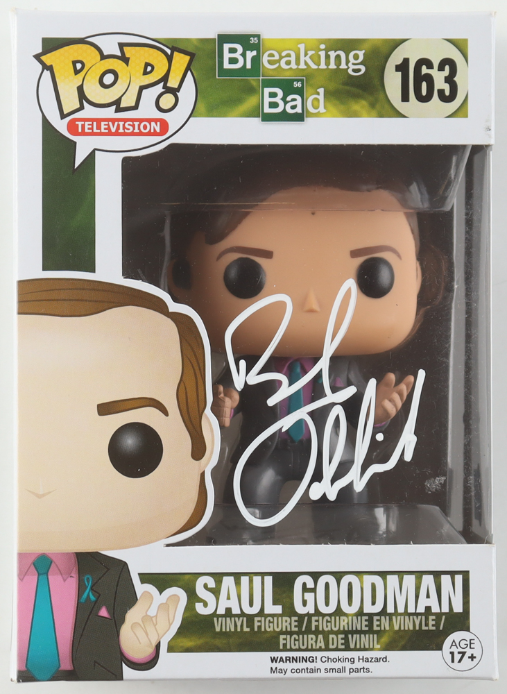Bob Odenkirk Signed "Breaking Bad" #163 Saul Goodman Funko Pop! Vinyl Figure (Beckett) at PristineAuction.com Bob Odenkirk Signed "Breaking Bad" #163 Saul Goodman Funko Pop! Vinyl Figure (Beckett) at PristineAuction.com