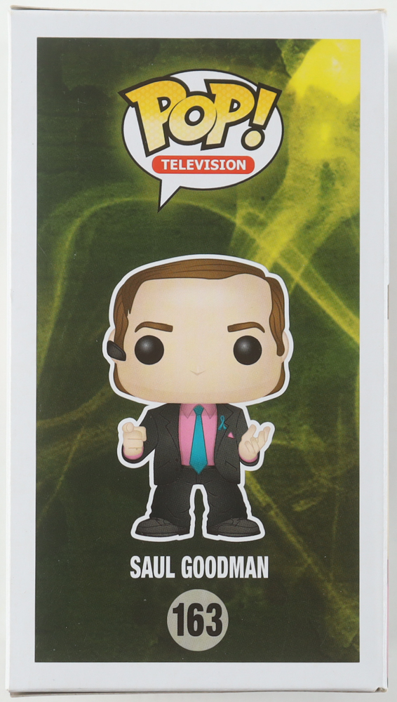 Bob Odenkirk Signed "Breaking Bad" #163 Saul Goodman Funko Pop! Vinyl Figure (Beckett) at PristineAuction.com Bob Odenkirk Signed "Breaking Bad" #163 Saul Goodman Funko Pop! Vinyl Figure (Beckett) at PristineAuction.com