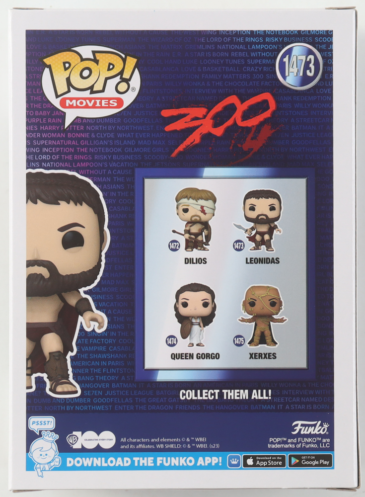 Gerard Butler Signed "Warner Bros 100th Anniversary" #1473 Leonidas Funko Pop! Vinyl Figure (Beckett) at PristineAuction.com Gerard Butler Signed "Warner Bros 100th Anniversary" #1473 Leonidas Funko Pop! Vinyl Figure (Beckett) at PristineAuction.com