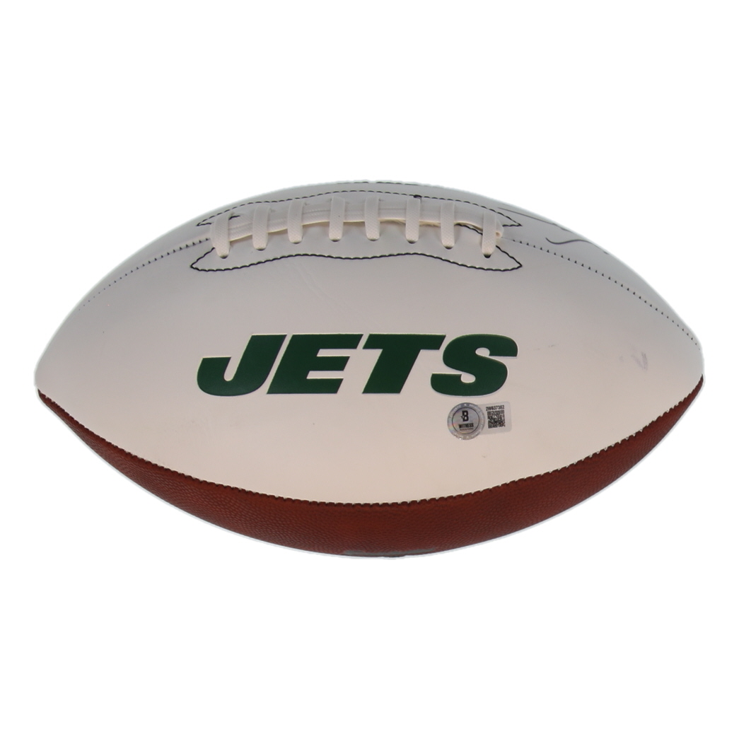 Wayne Chrebet Signed Jets Logo Football (Beckett) at PristineAuction.com Wayne Chrebet Signed Jets Logo Football (Beckett) at PristineAuction.com