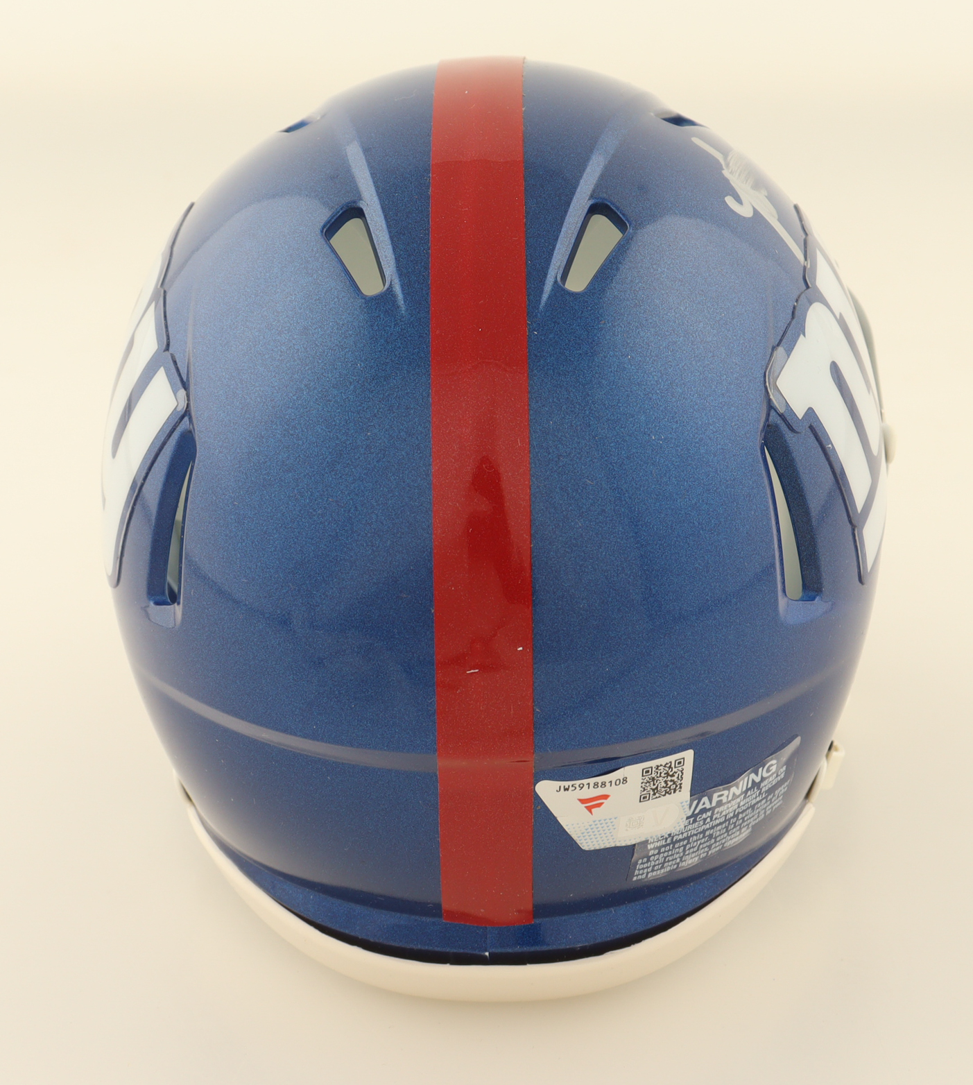 Malik Nabers Signed Giants Speed Mini Helmet (Fanatics) at PristineAuction.com Malik Nabers Signed Giants Speed Mini Helmet (Fanatics) at PristineAuction.com