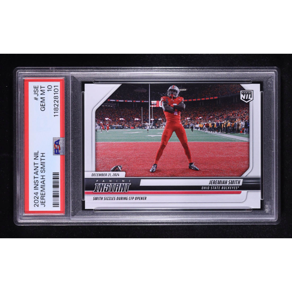 Jeremiah Smith 2024 Panini Instant NIL #JSE RC (PSA 10) at PristineAuction.com