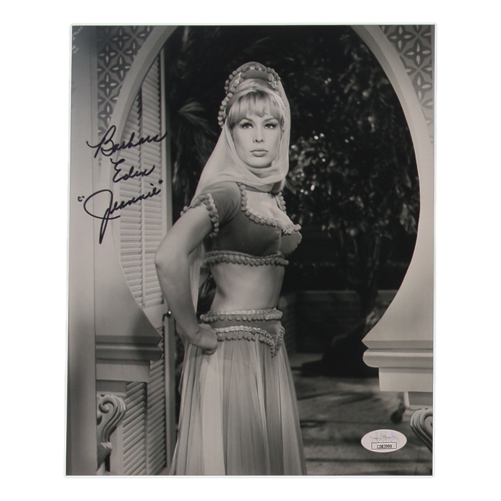 Barbara Eden Signed "I Dream of Jeannie" 8x10 Photo Inscribed "Jeannie" (JSA) at PristineAuction.com Barbara Eden Signed "I Dream of Jeannie" 8x10 Photo Inscribed "Jeannie" (JSA) at PristineAuction.com