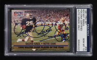 Raghib Rocket Ismail Signed 1991 NFL Pro Set Inscribed "Rocket 25" #36 RC (PSA | Autograph Graded PSA 10) at PristineAuction.com