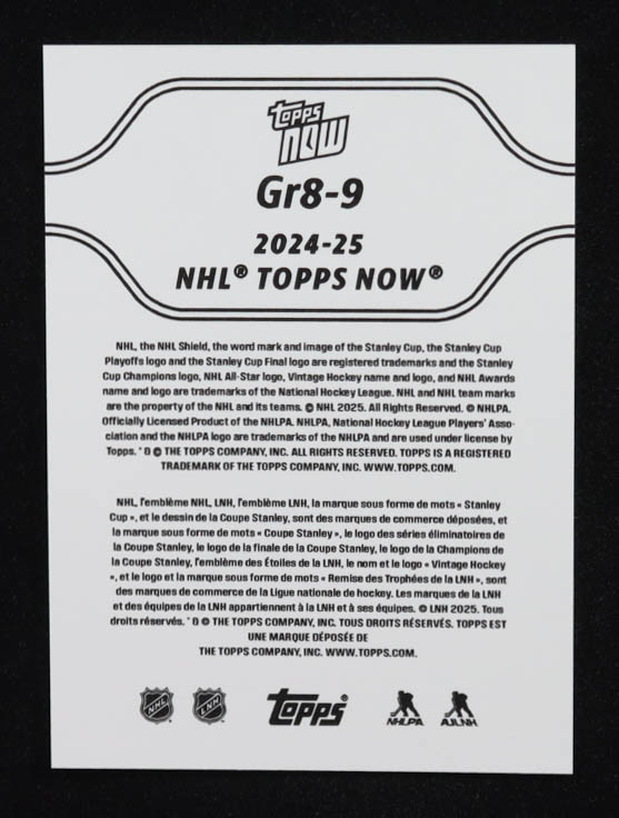 Alexander Ovechkin 2024-25 Topps Now Stickers #GR89 at PristineAuction.com Alexander Ovechkin 2024-25 Topps Now Stickers #GR89 at PristineAuction.com