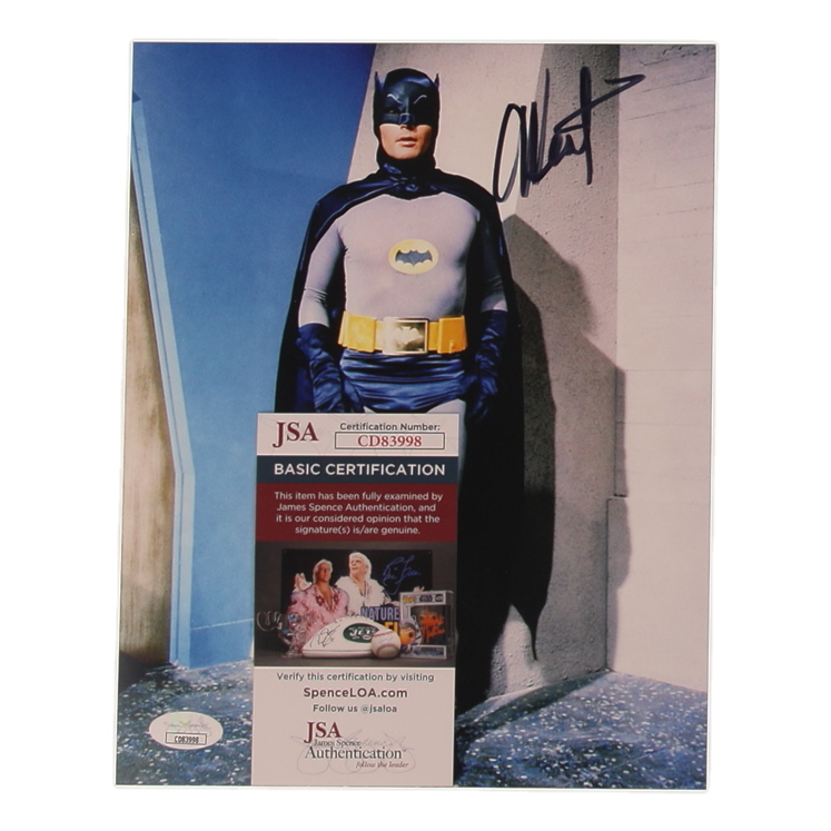 Adam West Signed "Batman" 8x10 Photo (JSA) at PristineAuction.com Adam West Signed "Batman" 8x10 Photo (JSA) at PristineAuction.com