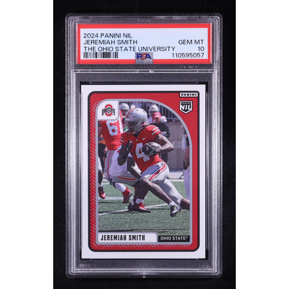 Jeremiah Smith 2024 Panini Instant NIL #NNO RC (PSA 10) at PristineAuction.com