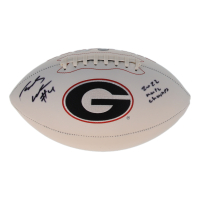 James Cook Signed Georgia Bulldogs Logo Football Inscribed "2022 Natl Champs" (Prova & Beckett) at PristineAuction.com