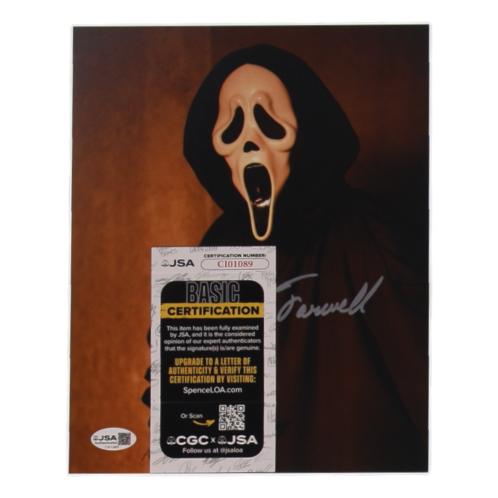 Dane Farewell Signed "Scream" 8x10 Photo (JSA) at PristineAuction.com Dane Farewell Signed "Scream" 8x10 Photo (JSA) at PristineAuction.com
