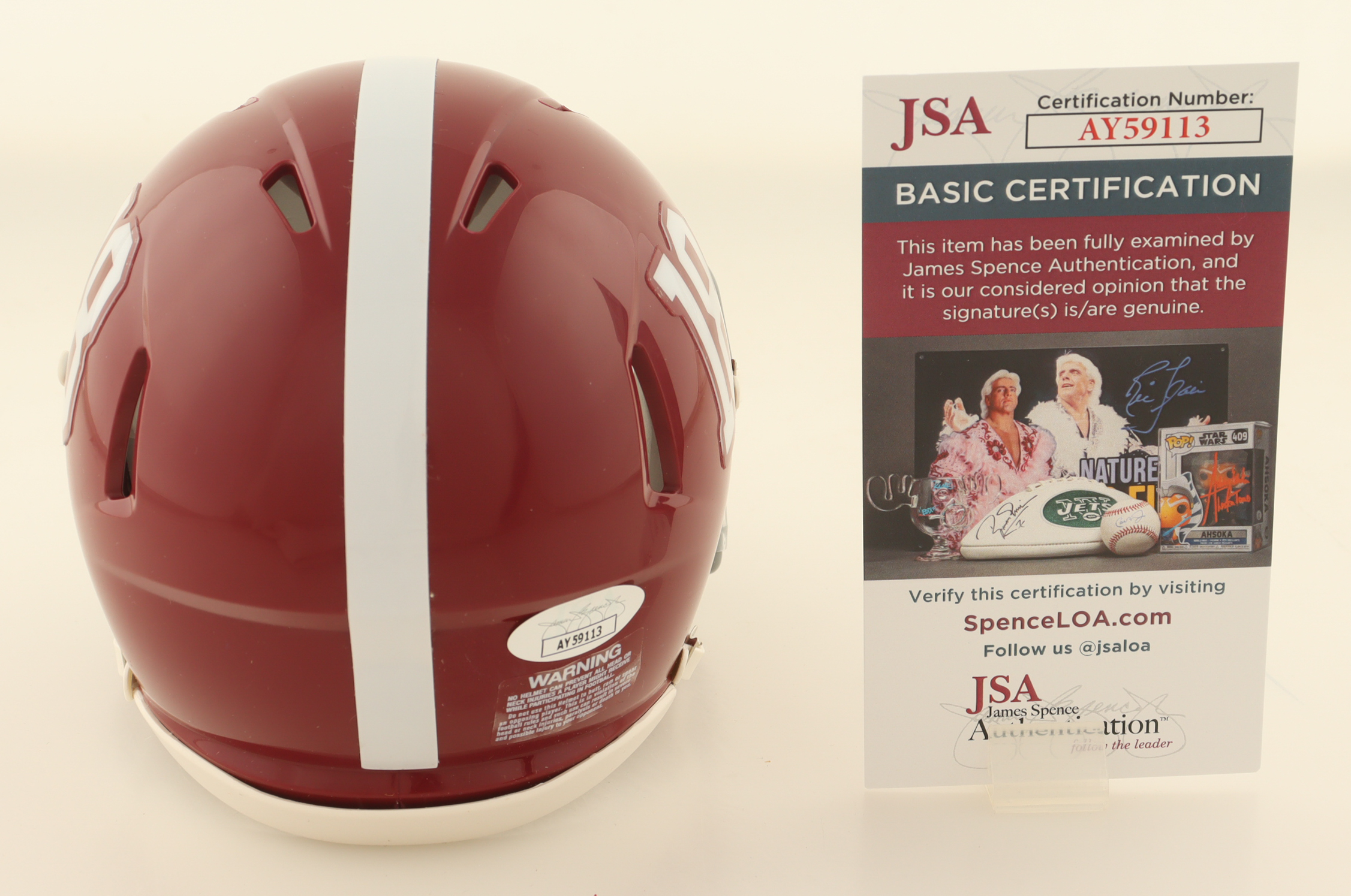 Ryan Williams Signed Alabama Crimson Tide Speed Mini Helmet (JSA) at PristineAuction.com Ryan Williams Signed Alabama Crimson Tide Speed Mini Helmet (JSA) at PristineAuction.com