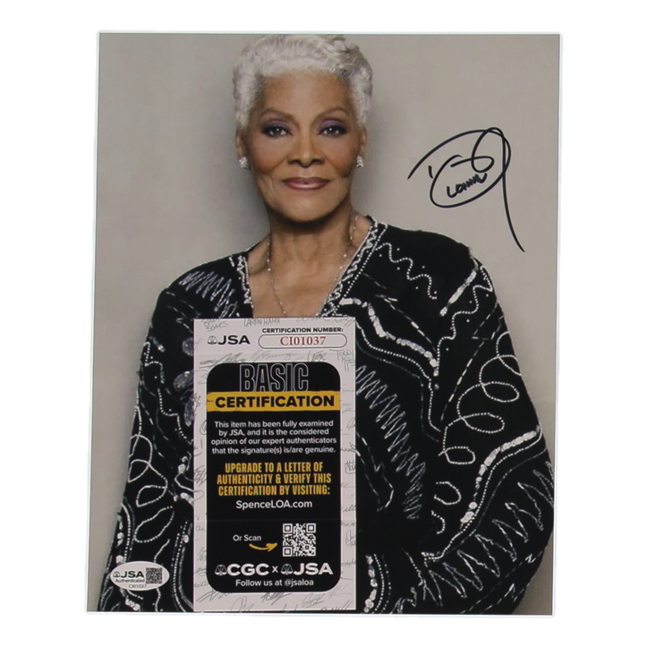 Dionne Warwick Signed 8x10 Photo (JSA) at PristineAuction.com Dionne Warwick Signed 8x10 Photo (JSA) at PristineAuction.com