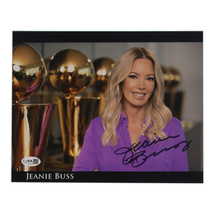 Jeanie Buss Signed Lakers 8x10 Photo (JSA) at PristineAuction.com Jeanie Buss Signed Lakers 8x10 Photo (JSA) at PristineAuction.com