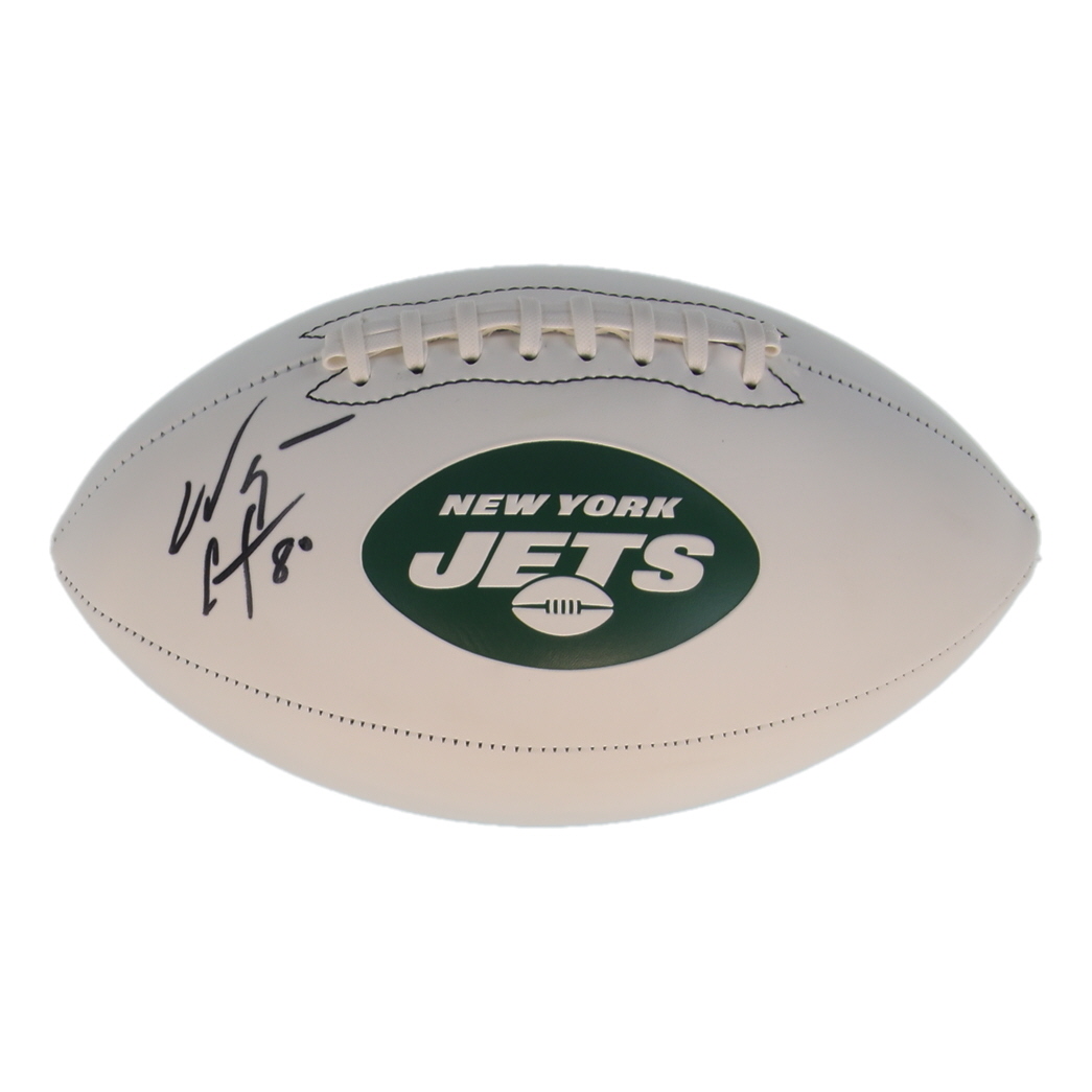 Wayne Chrebet Signed Jets Logo Football (Beckett) at PristineAuction.com Wayne Chrebet Signed Jets Logo Football (Beckett) at PristineAuction.com